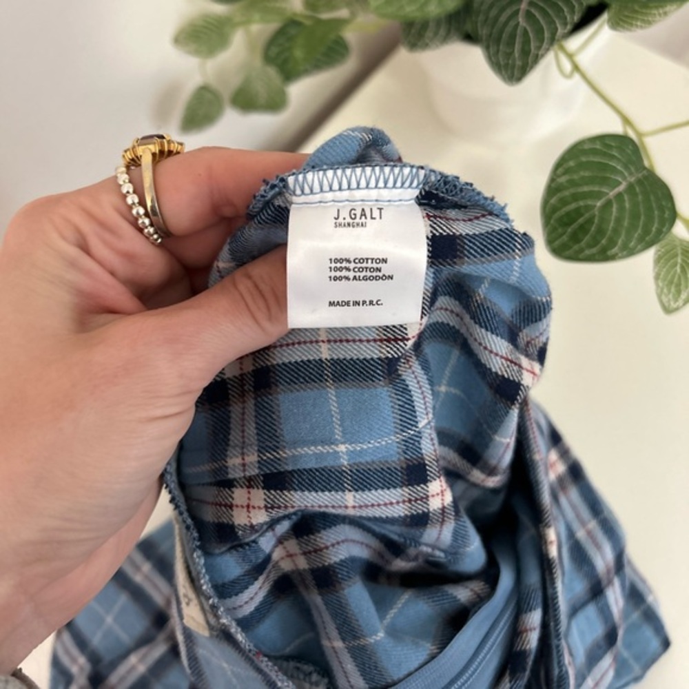VINTAGE plaid‎ mini skirt - Picture 4 of 5